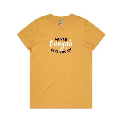 Women's "Never Gunyah Reverse" Tee Thumbnail
